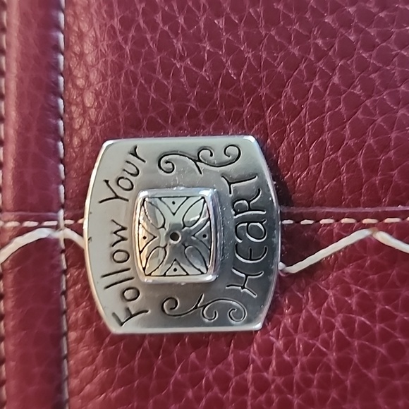 Brighton Vintage Pebble Leather Fold Wallet - Picture 4 of 10